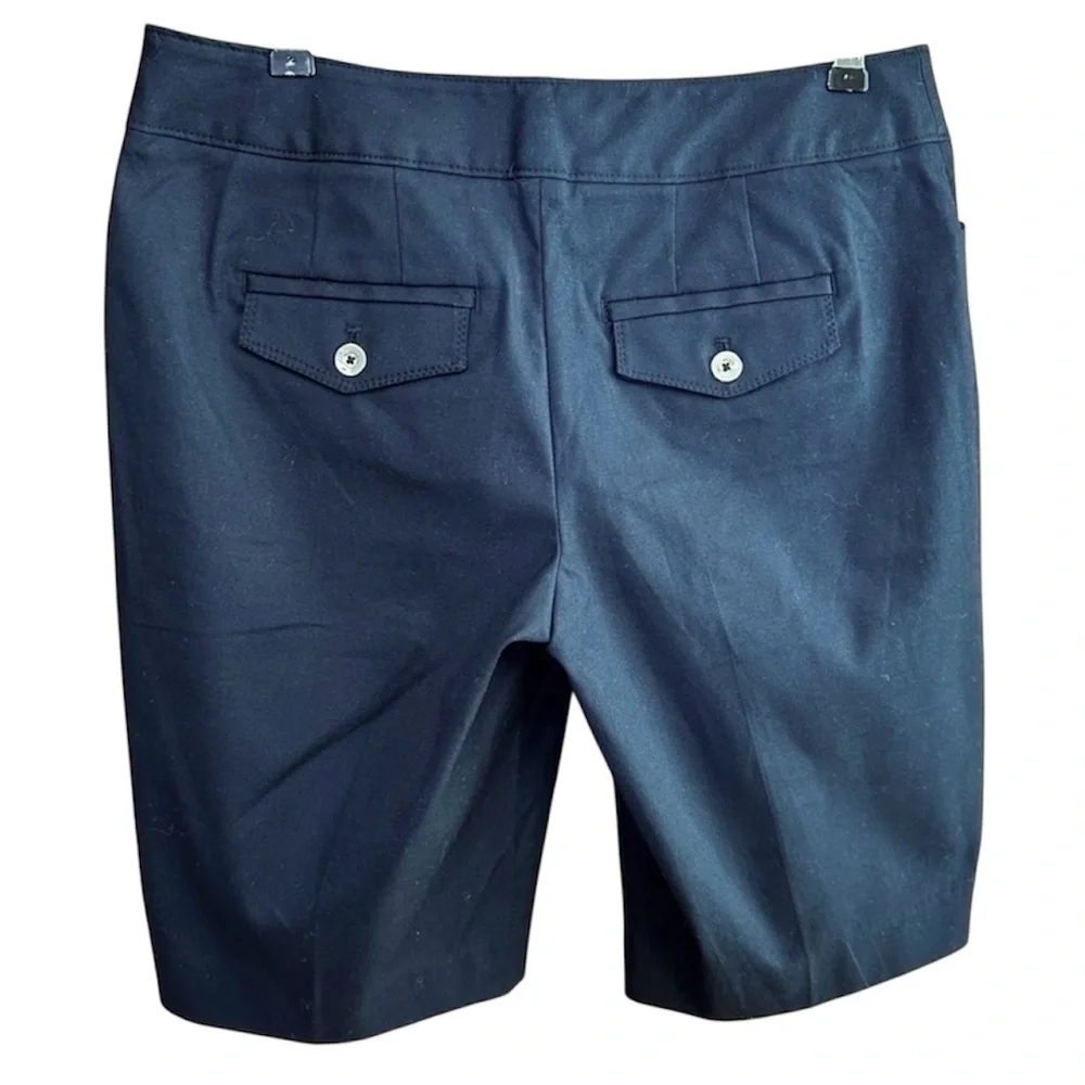 White House Black Market Black Slim Bermuda Short
